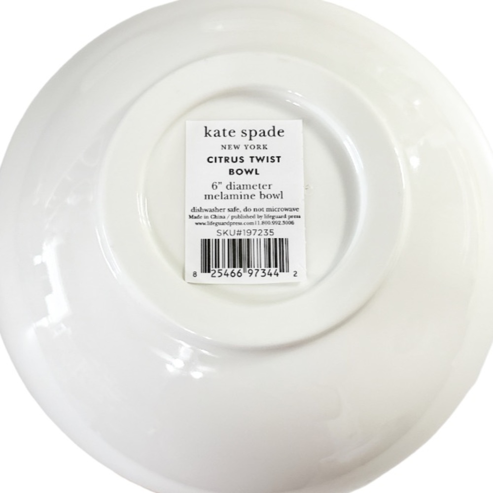 NEW โ ๏ธKate Spadeโ ๏ธ CITRUS TWIST Melamine Bowl Set/2 ๐๐ - Picture 5 of 5